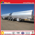 3axles Fuel Tank Transport Semi Trailer Oil Stainless Steel Tanker with Volume 30-60cbm